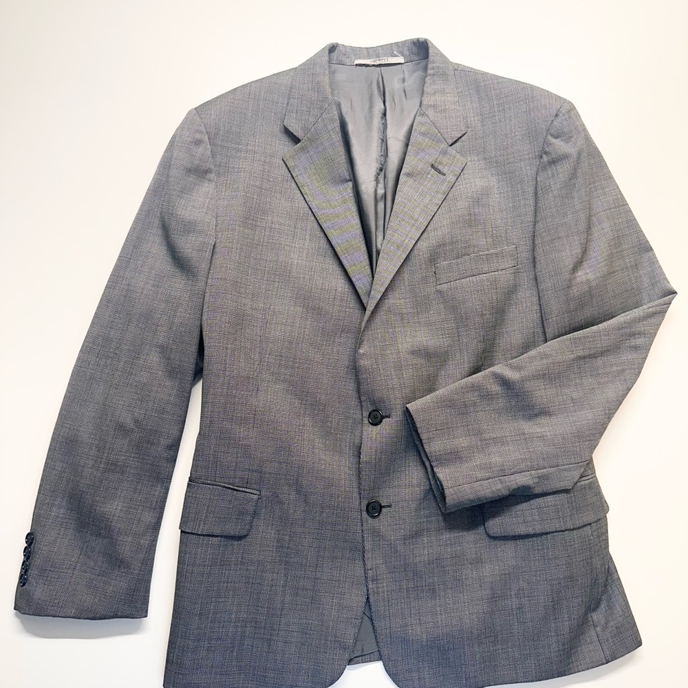 Hickey Freeman Charcoal Birdseye Blazer